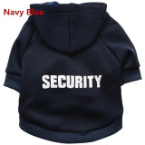 Security Cat Clothes Pet Cat Coats Jacket Hoodies For Cats Outfit Warm Pet Clothing.