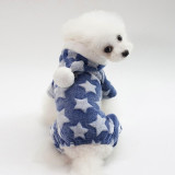 Winter Dog Clothes for Small Dogs Warm Flannel Clothing Dog Coat Jacket Hoodies Outfit for Chihuahua/Poodles