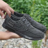 Casual Canvas Breathable Shoes For Men Chaussure Homme.