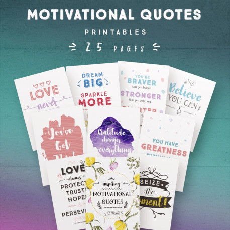 Motivational Quotes [25 Pages]