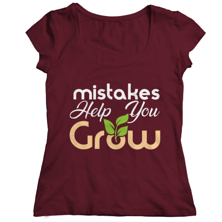 Mistakes help you grow