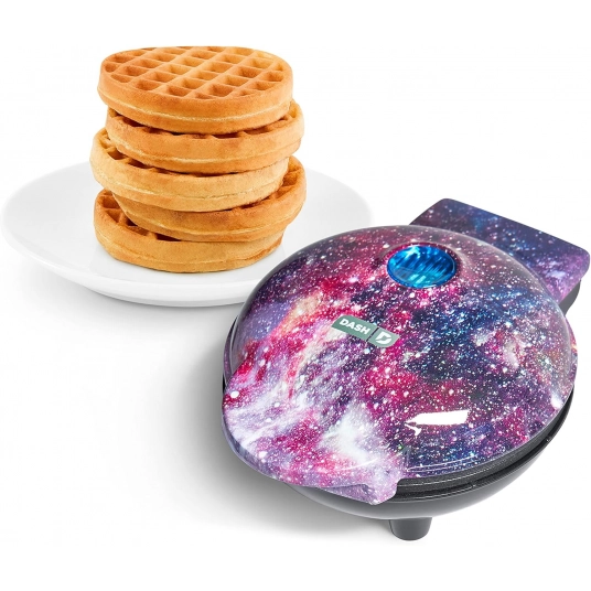 DASH Mini Waffle Maker Machine for Individuals, Paninis, Hash Browns, & Other On the Go Breakfast, Lunch, or Snacks, with Easy t