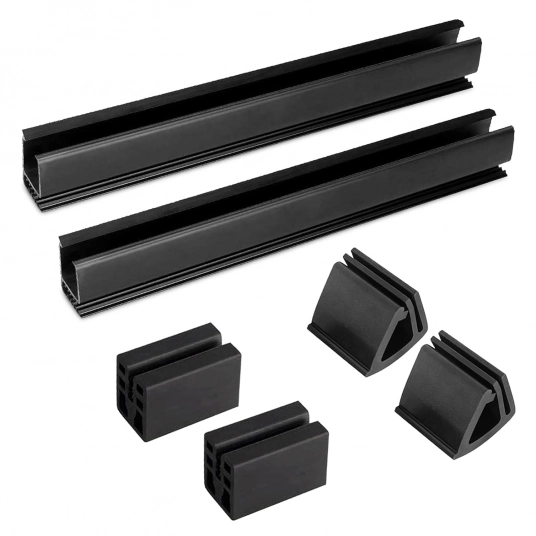 Club Car Golf Cart Windshield Clips Kit with Windshield Sash Clips&Windshield Retaining Clips fit 1″x1″ Tube, Windshield Bottom