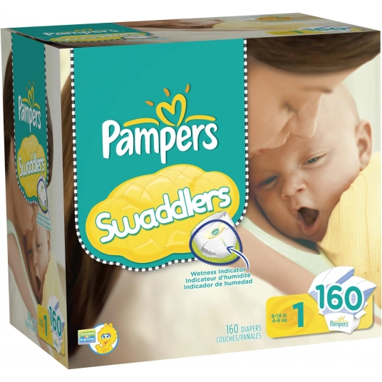Diapers Size 6, 72 Count – Pampers Swaddlers Overnights Disposable Baby Diapers, Enormous Pack (Packaging & Prints May Vary
