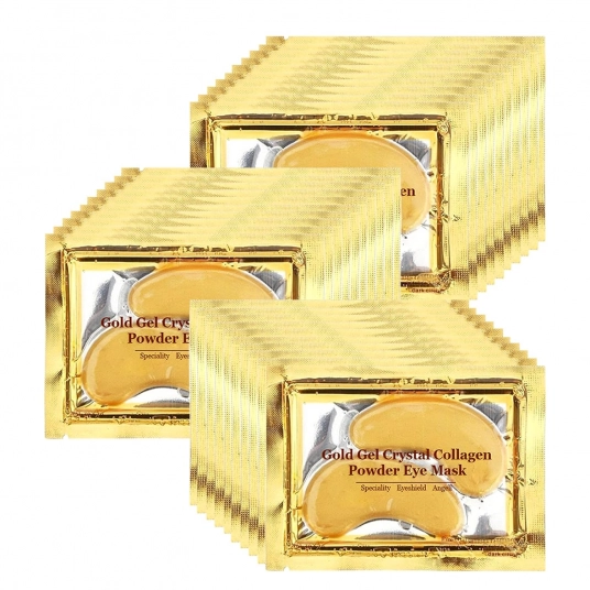 Adofect 30 Paris Under Eye Patches 24k Gold Under Eye Mask for Puffy Eyes and Dark Circles Treatments, Under Eye Bags Treatment