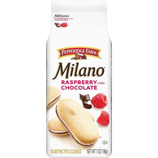 Pepperidge Farm Milano Cookies, Raspberry Chocolate, 7 oz. Bag