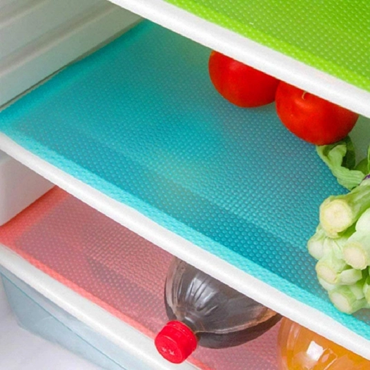 8 Pcs Refrigerator Liners, MayNest Washable Mats Covers Pads, Home Kitchen Gadgets Accessories Organization for Top Freezer Glas