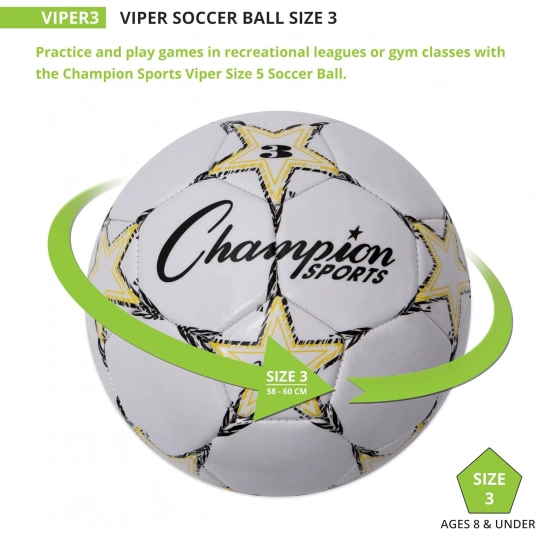 Champion Sports Viper Soccer Ball