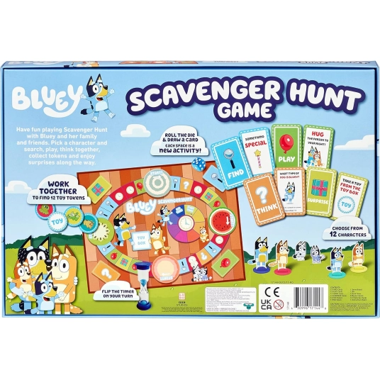 Bluey Scavenger Hunt Game, 2-4 players