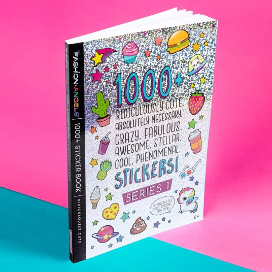 Fashion Angels 1000+ Ridiculously Cute Stickers for Kids – Fun Craft Stickers for Scrapbooks, Planners, Gifts and Rewards, 40-Pa