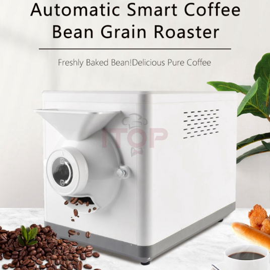ITOP Automatic Coffee Bean Roaster - Household Multifunctional Roasting Machine Grain Dryer Roaster