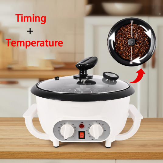 Electric Coffee Bean Roaster Coffee Baked Peanut Beans Baking Stove Popcorn Make Dryer Roasting Machine