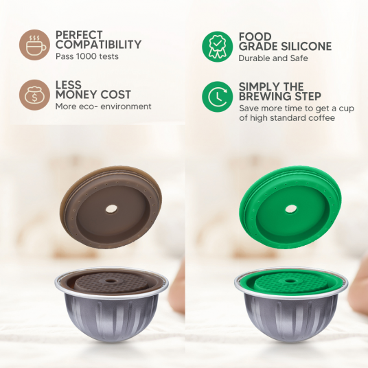 Reusable Silicone Cover Lid for Nespresso Vertuo Next
