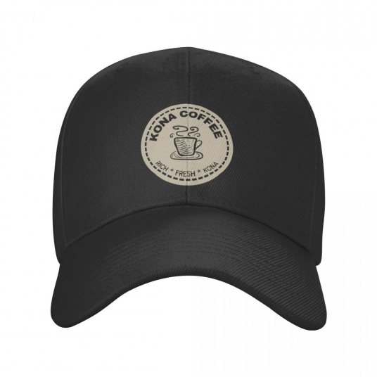 Kona Coffee - Rich Fresh Kona - Baseball Cap