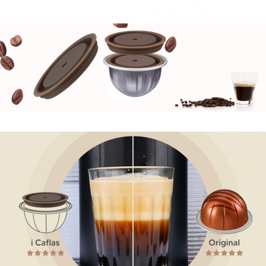 Reusable Coffee Capsule Silicone Cover Tray for Nespresso Vertuo and VertuoLine