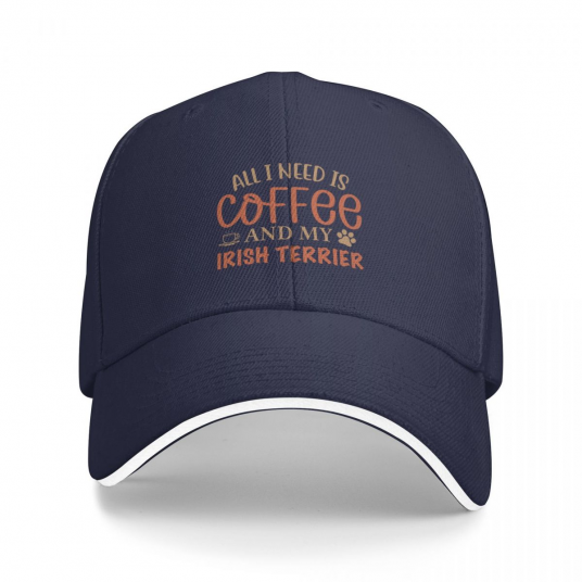 All I Need is Coffee and My Irish Terrier - Dog Baseball Cap