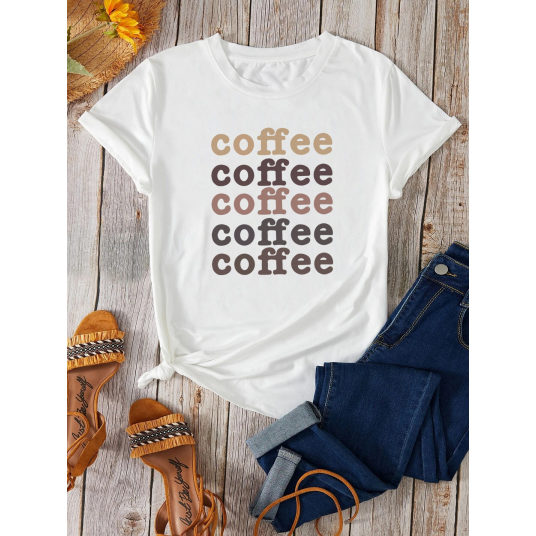 Coffee Coffee Coffee Coffee Coffee - T-shirt, Women's Clothing