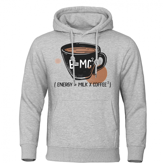 Emc - Energy equals Milk x Coffee Casual Hoodie