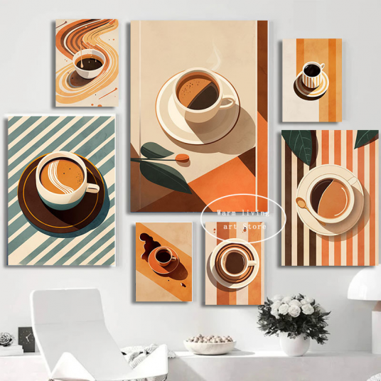 Morning Coffee Coffee Lovers Retro Poster