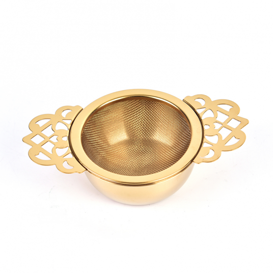 Spice Stainless Steel Tea Strainer With Drip Bowl