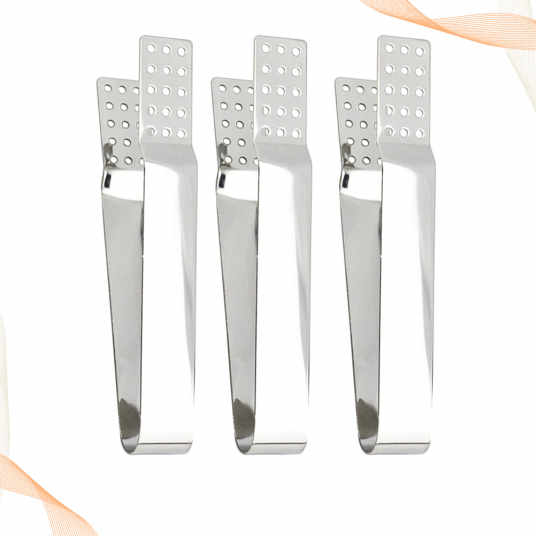 3pcs Stainless Steel Tea Bag Tongs