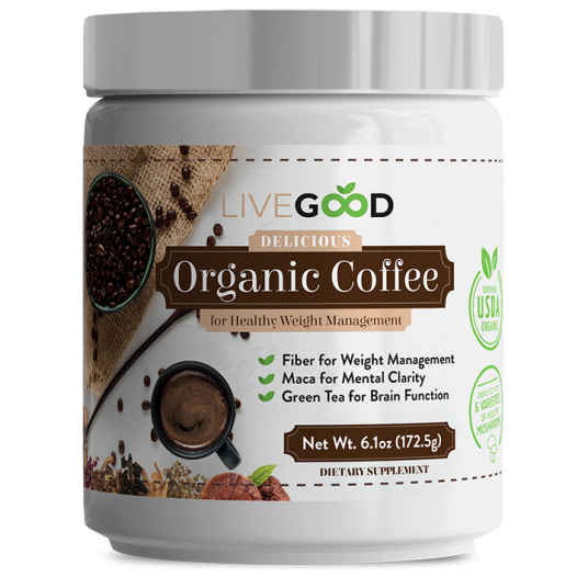 Livegood - Healthy Organic Weight Management Coffee with Mushrooms