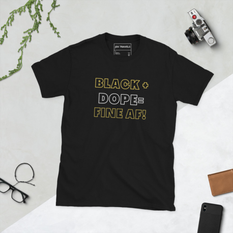 Black+Dope Unisex T-Shirt (White)