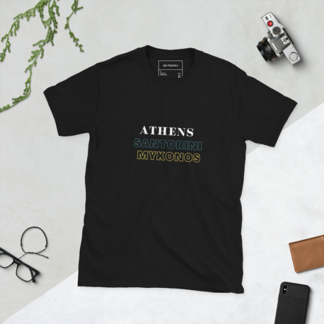 Athens Santorini Mykonos Unisex T-Shirt