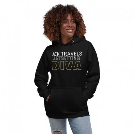 JEK Travels Jetsetting Diva Hoodie