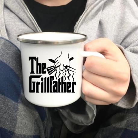 The Grillfather Enamel Mug