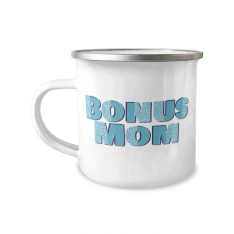 Bonus Mom Enamel Mug