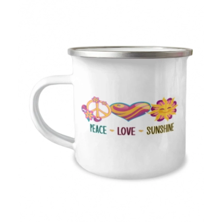 Peace Love Sunshine Camper Mug