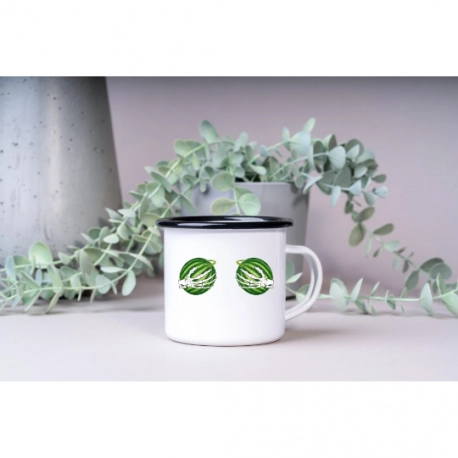 Watermelon Boobies Skeleton Hands Camper Mug