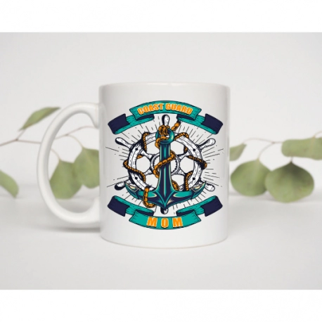 Anchor Coast Guard Mom Mug