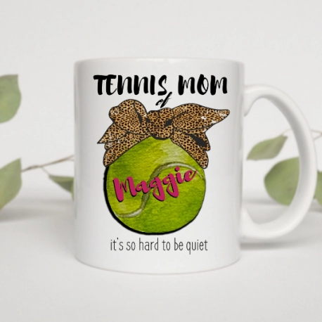 Custom Tennis Coffee Mug