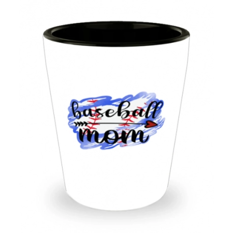 Baseball Mom Shot Glass