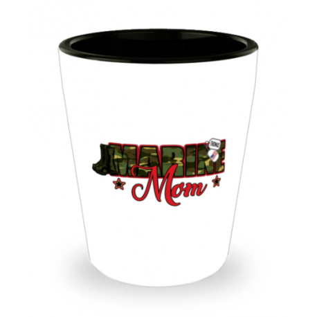 Marine Mom Shot Glass