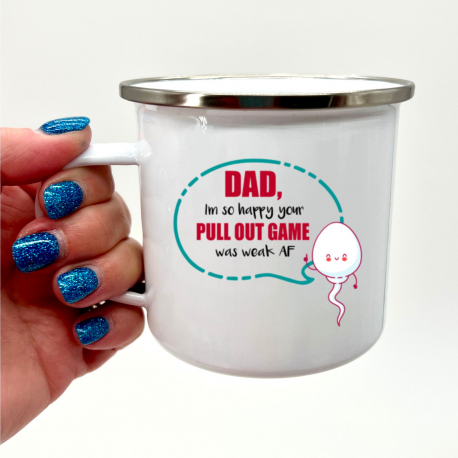 Funny Sperm Enamel Mug