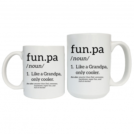 Funpa Like a Grandpa Only Cooler Coffee Mug