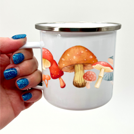 Mushroom Enamel Mug