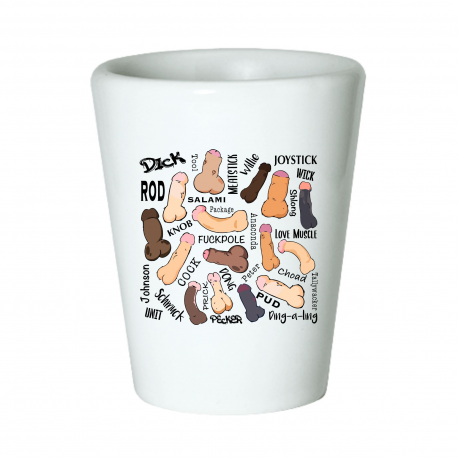 Personalized Penis Dick Shot Glass