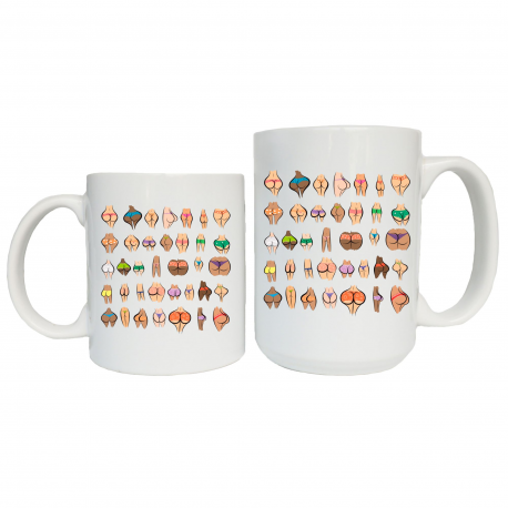 Colorful Bikini Butts Coffee Mug