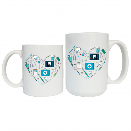 Dentist Heart Coffee Mug