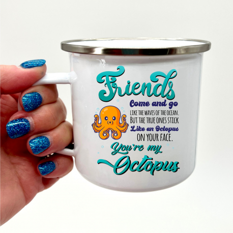 Friends Come and Go like Waves of the Ocean Camper Mug