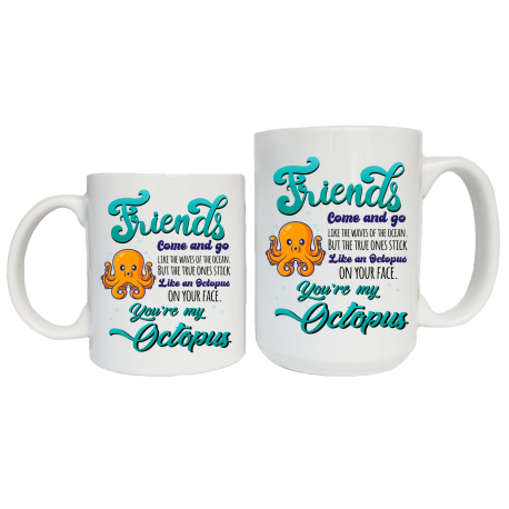 Friends Come and Go like Waves of the Ocean Coffee Mug
