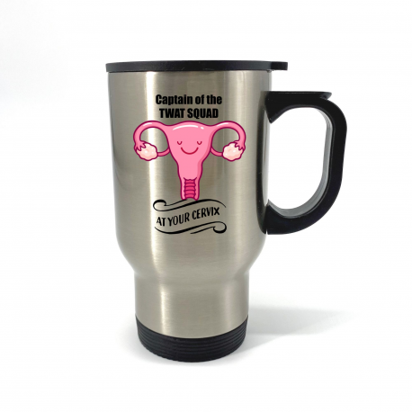 Personalized At Your Cervix Travel Mug