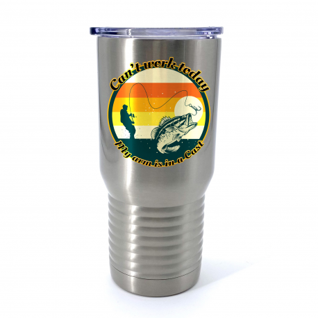 Cant Work Today My Arm Is In The Cast Insulated Stainless Steel Tumbler