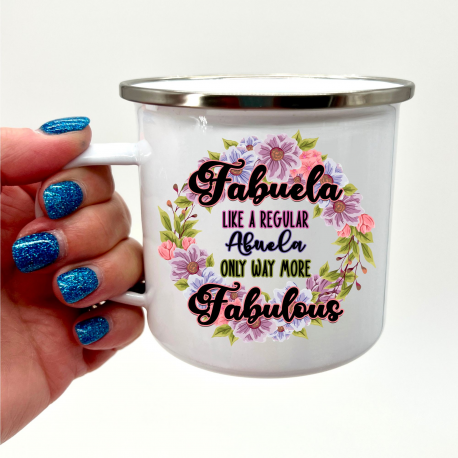 Fabuela Like A Regular Abuela Only Way More Fabulous Camper Mug