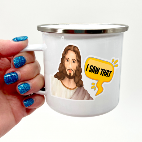 Jesus I Saw That Camper Mug