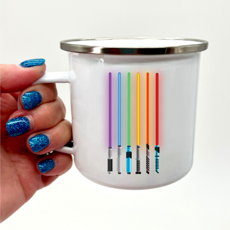 Light Sabers Star Wars Camper Mug
